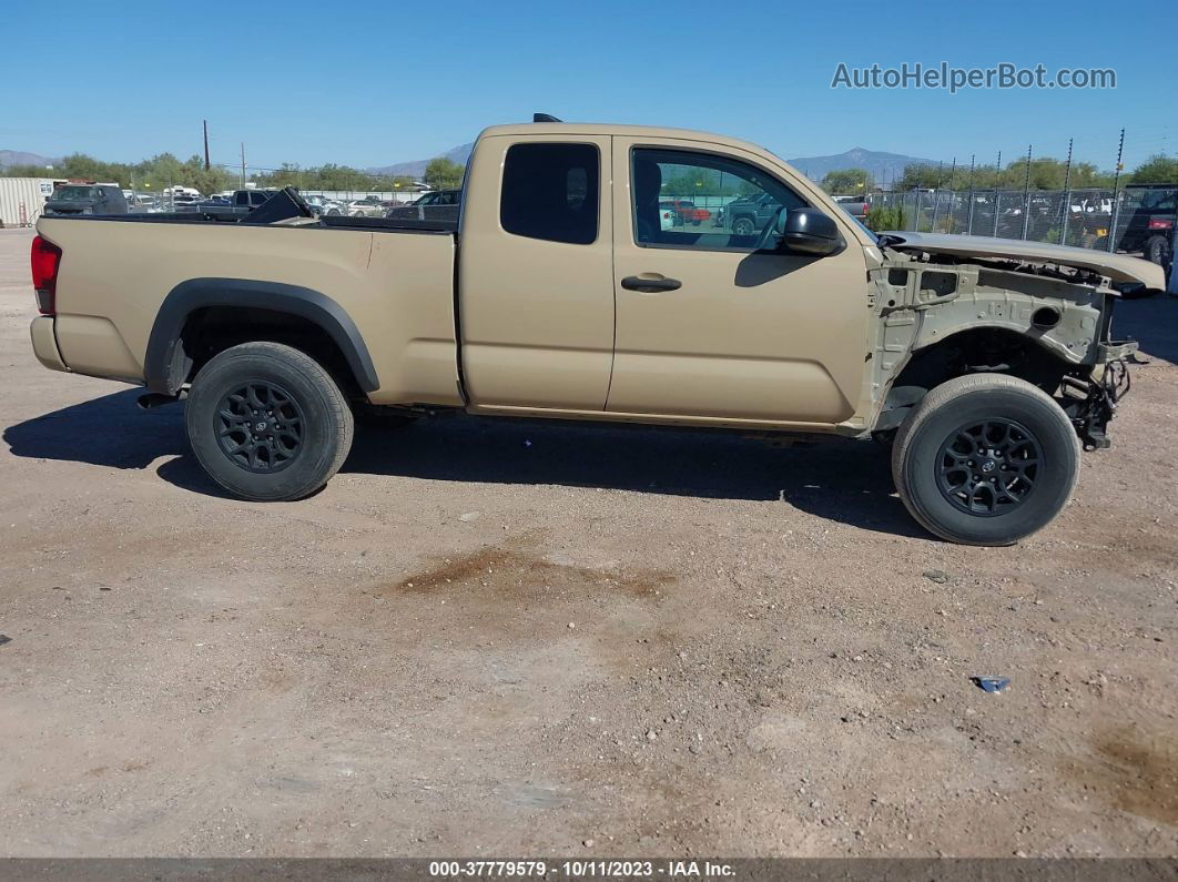 2019 Toyota Tacoma 4wd Sr5/trd Sport Tan vin: 5TFSZ5AN3KX196659