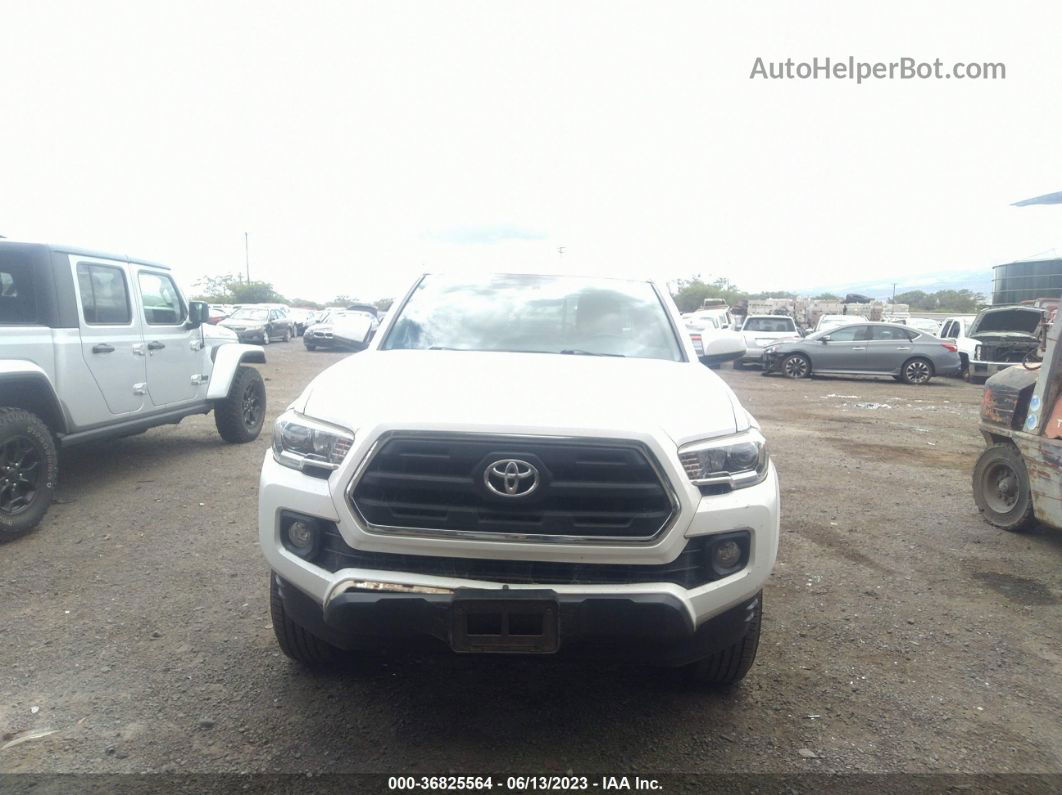 2017 Toyota Tacoma Sr5/trd Sport White vin: 5TFSZ5AN5HX082946