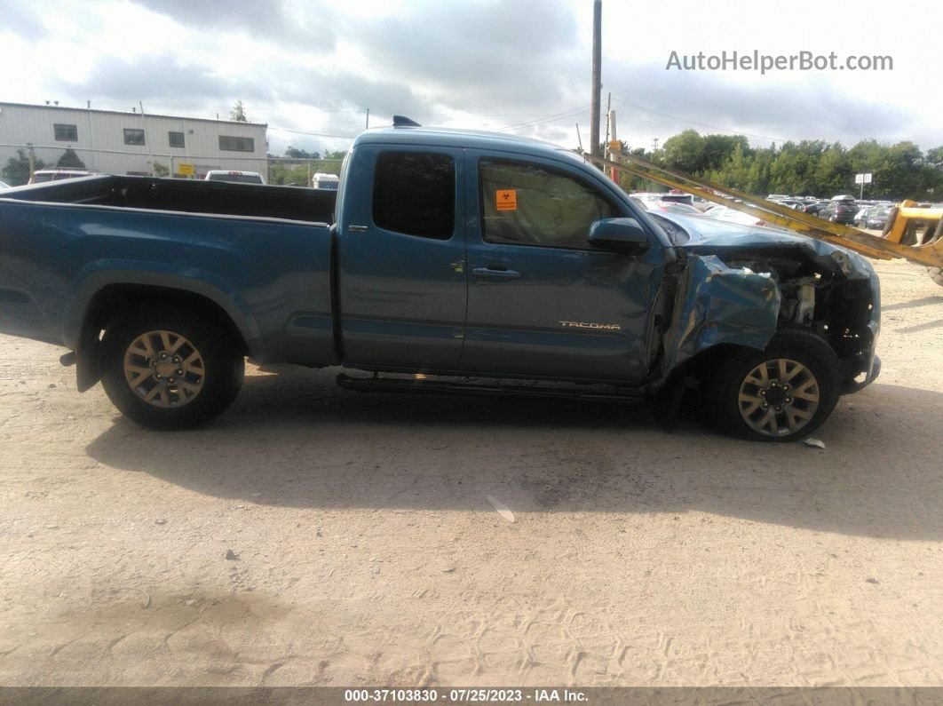 2019 Toyota Tacoma 4wd Sr5/trd Sport Blue vin: 5TFSZ5AN5KX183315