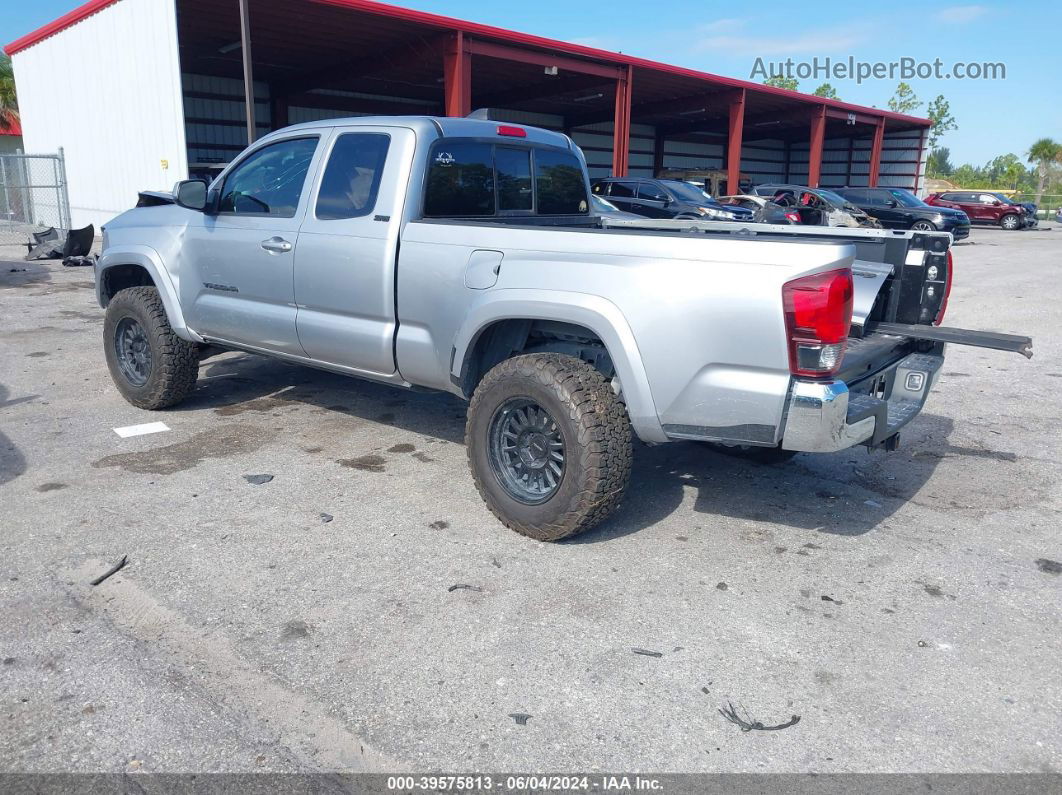 2019 Toyota Tacoma Sr5 V6 Silver vin: 5TFSZ5AN7KX165981