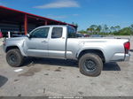 2019 Toyota Tacoma Sr5 V6 Silver vin: 5TFSZ5AN7KX165981