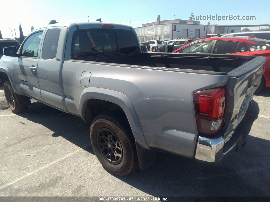 2019 Toyota Tacoma 4wd Sr5/trd Sport Gray vin: 5TFSZ5AN7KX201362