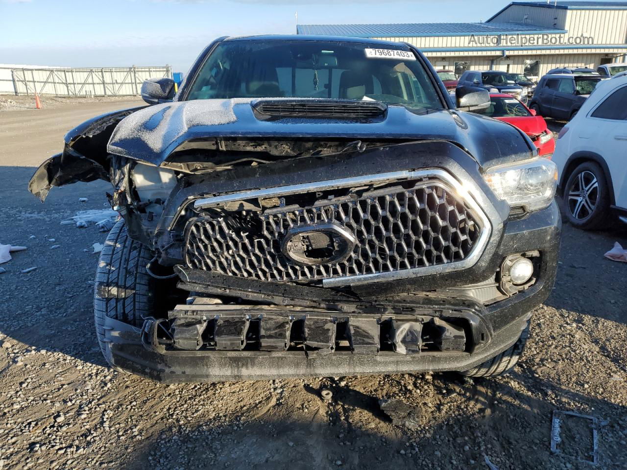 2019 Toyota Tacoma Access Cab Blue vin: 5TFSZ5AN9KX170549