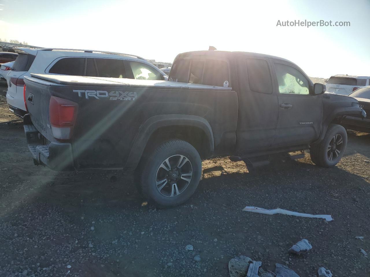 2019 Toyota Tacoma Access Cab Blue vin: 5TFSZ5AN9KX170549