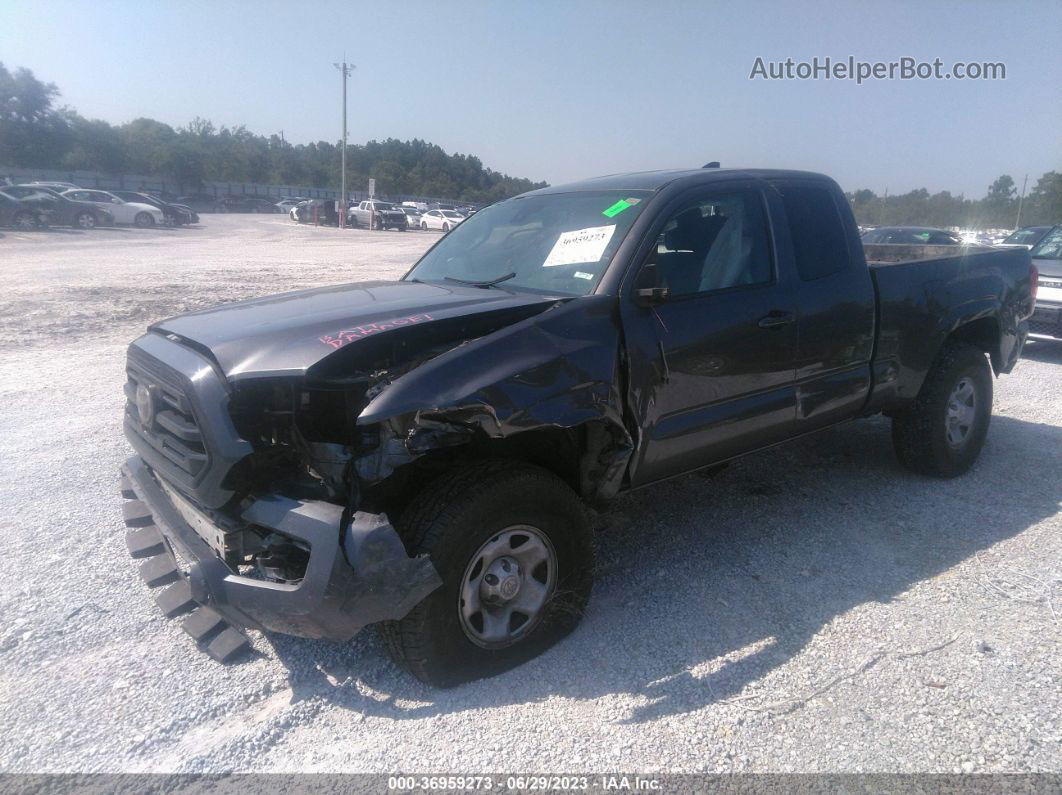 2019 Toyota Tacoma 4wd Sr5/trd Sport Gray vin: 5TFSZ5AN9KX172043