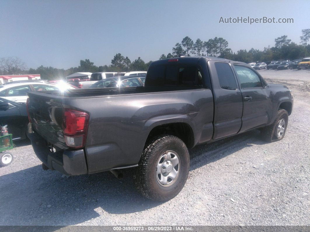 2019 Toyota Tacoma 4wd Sr5/trd Sport Gray vin: 5TFSZ5AN9KX172043