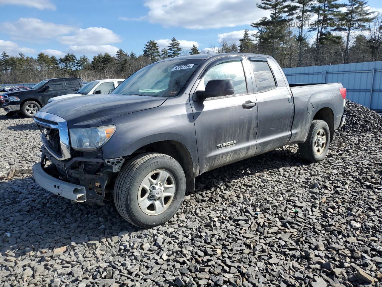 2012 Toyota Tundra Double Cab Sr5 Серый vin: 5TFUM5F10CX038469