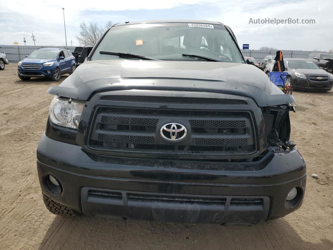 2012 Toyota Tundra Double Cab Sr5 Black vin: 5TFUM5F11CX032535