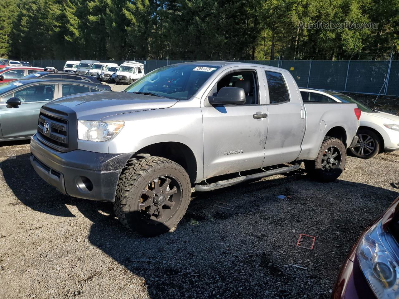 2012 Toyota Tundra Double Cab Sr5 Gray vin: 5TFUM5F11CX038819