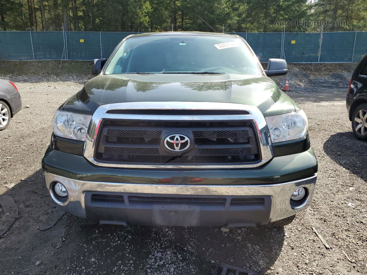 2012 Toyota Tundra Double Cab Sr5 Green vin: 5TFUM5F12CX034973