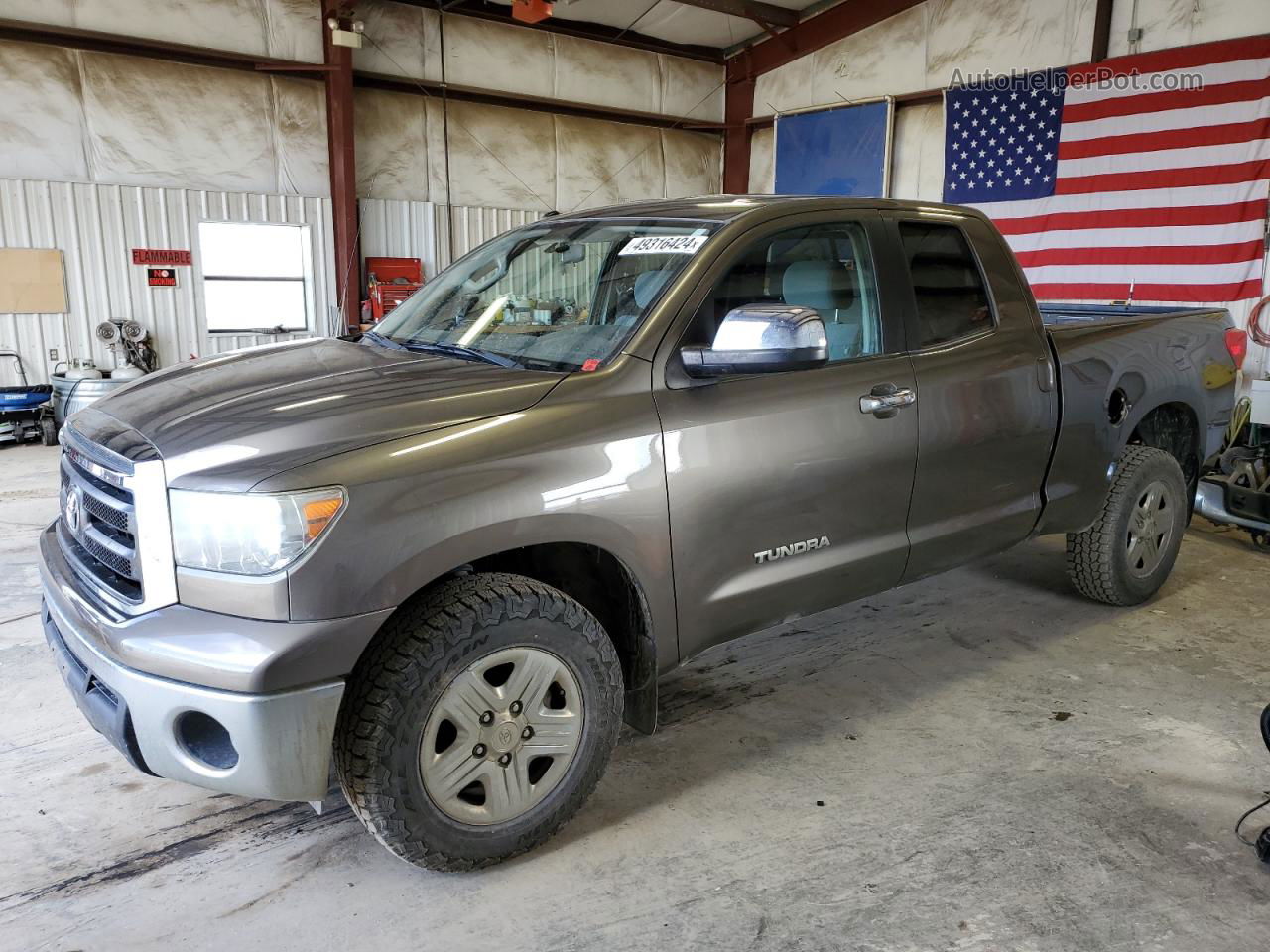 2012 Toyota Tundra Double Cab Sr5 Желто-коричневый vin: 5TFUM5F13CX029944