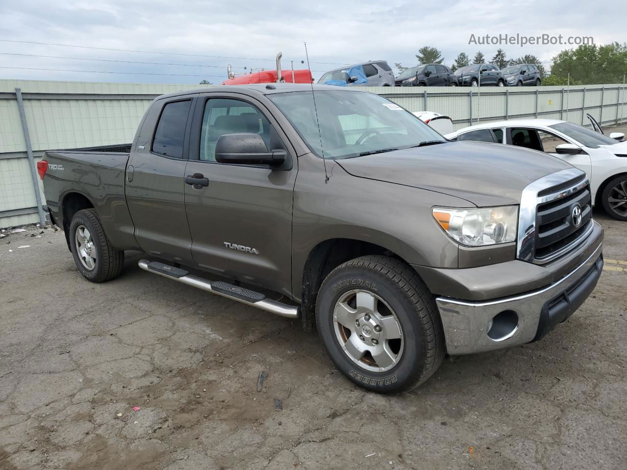 2012 Toyota Tundra Double Cab Sr5 Tan vin: 5TFUM5F14CX028317