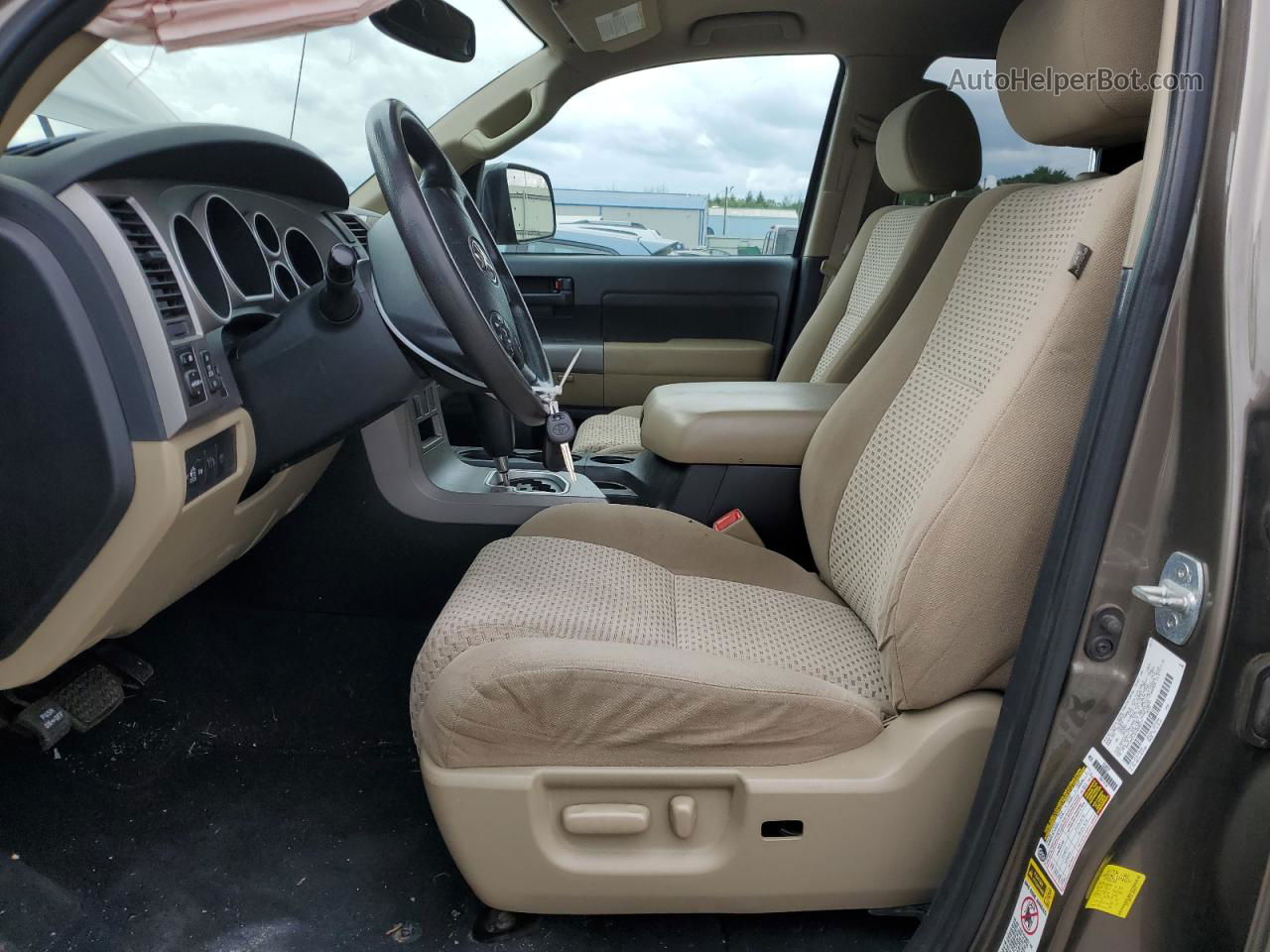 2012 Toyota Tundra Double Cab Sr5 Tan vin: 5TFUM5F14CX028317