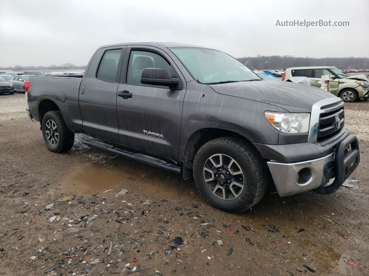 2012 Toyota Tundra Double Cab Sr5 Gray vin: 5TFUM5F14CX029516