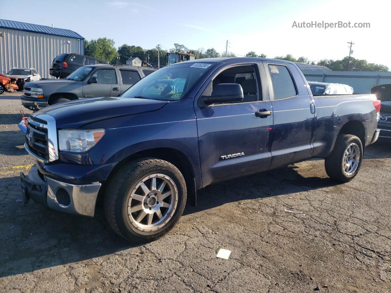 2012 Toyota Tundra Double Cab Sr5 Синий vin: 5TFUM5F14CX034554