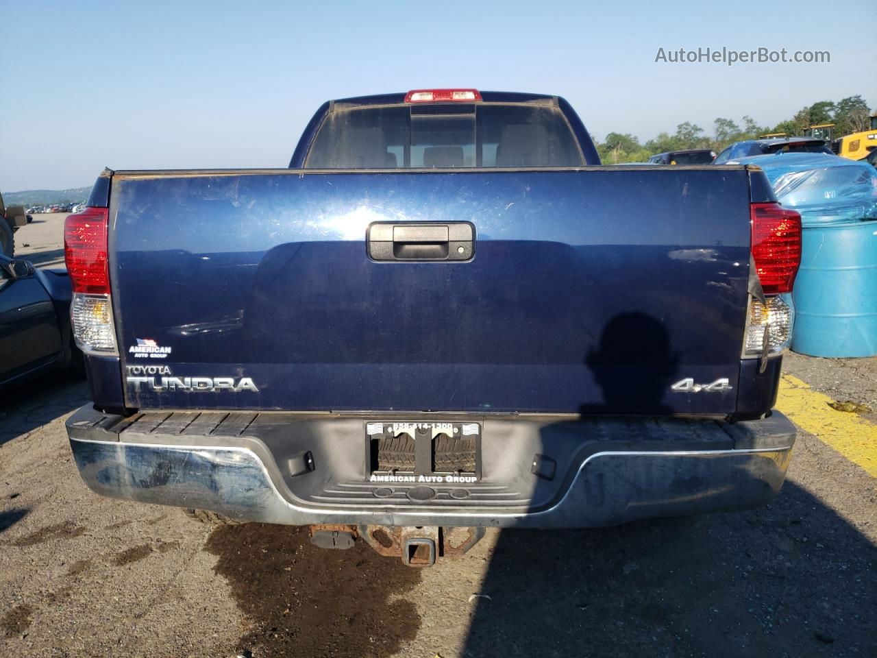 2012 Toyota Tundra Double Cab Sr5 Blue vin: 5TFUM5F14CX034554