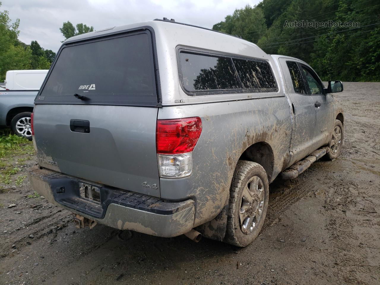 2012 Toyota Tundra Double Cab Sr5 Silver vin: 5TFUM5F14CX037017