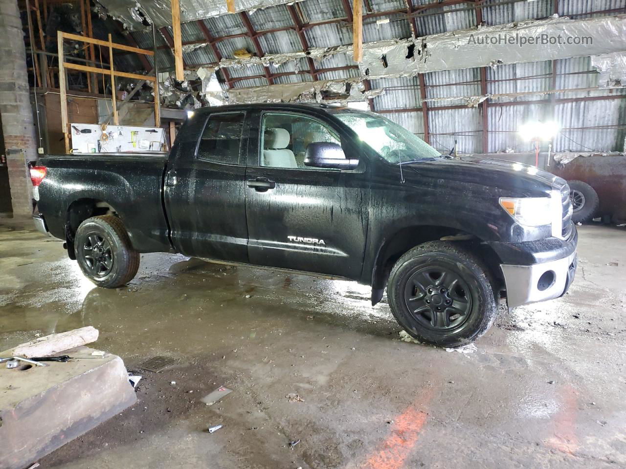 2012 Toyota Tundra Double Cab Sr5 Black vin: 5TFUM5F16CX028447