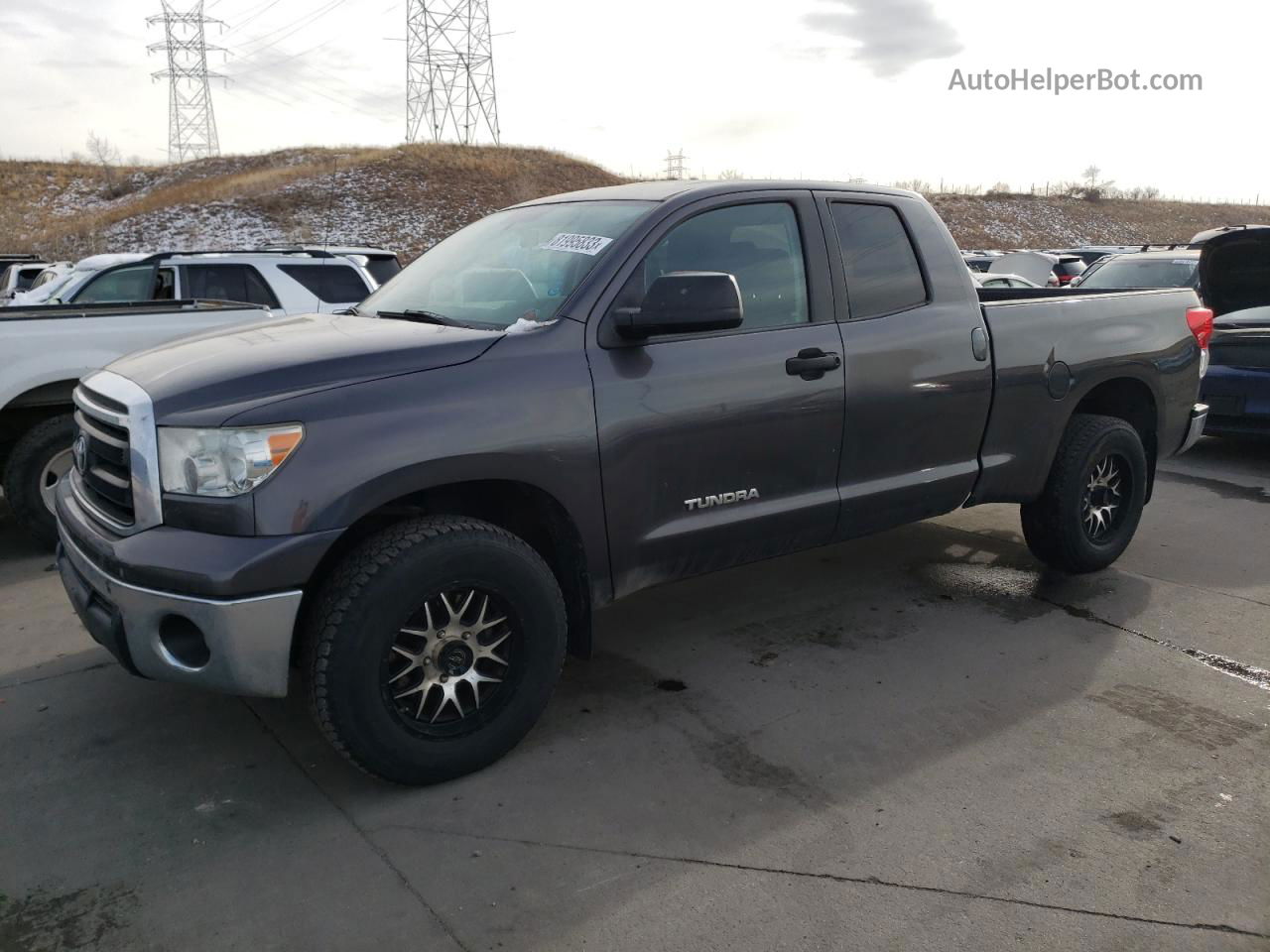 2012 Toyota Tundra Double Cab Sr5 Gray vin: 5TFUM5F18CX035903