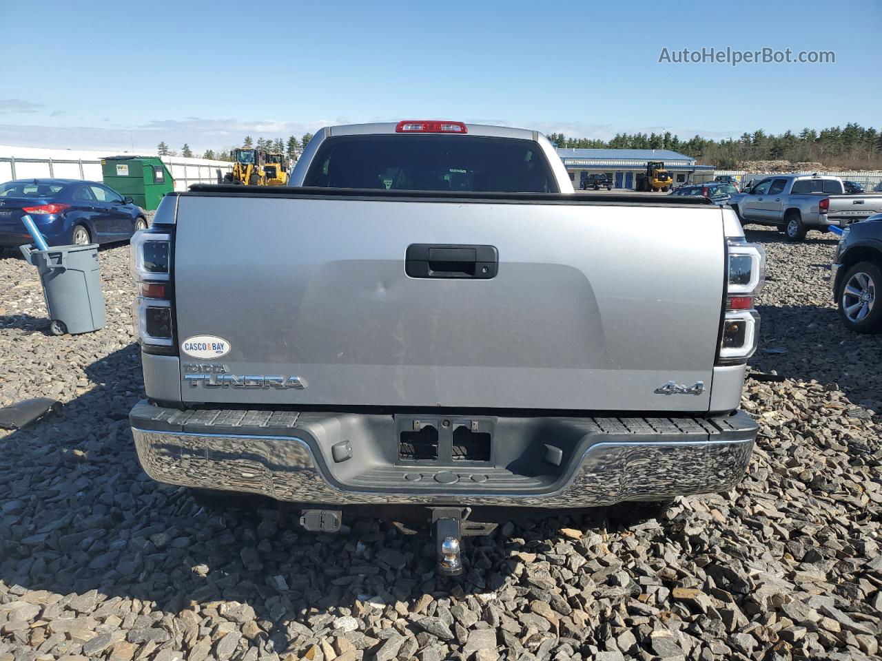 2012 Toyota Tundra Double Cab Sr5 Silver vin: 5TFUM5F1XCX035840