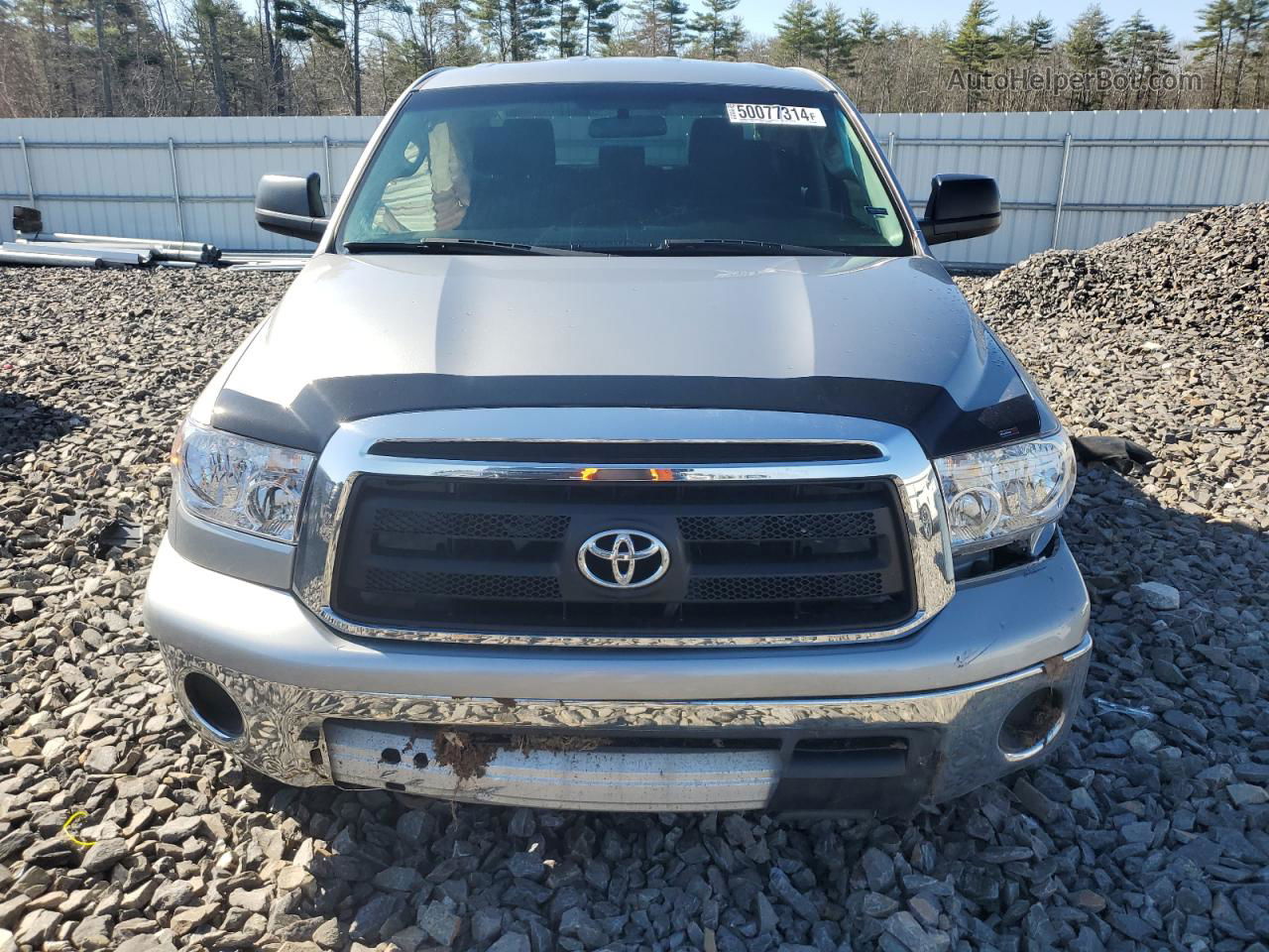 2012 Toyota Tundra Double Cab Sr5 Silver vin: 5TFUM5F1XCX035840