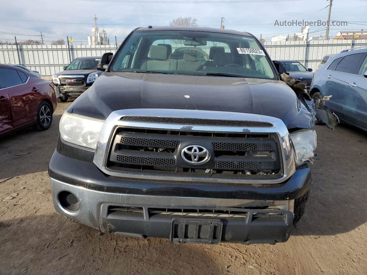 2012 Toyota Tundra Double Cab Sr5 Black vin: 5TFUM5F1XCX038477