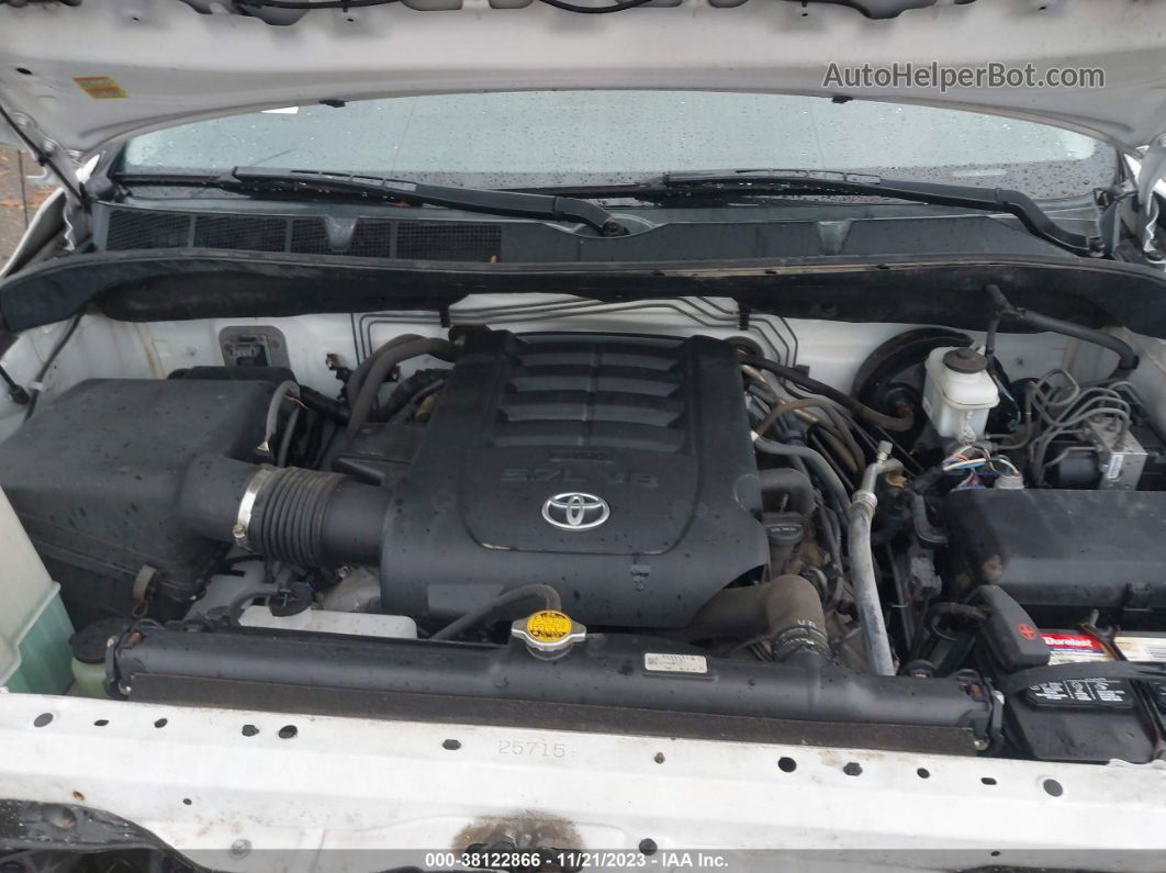 2012 Toyota Tundra Grade 5.7l V8 White vin: 5TFUW5F12CX268217