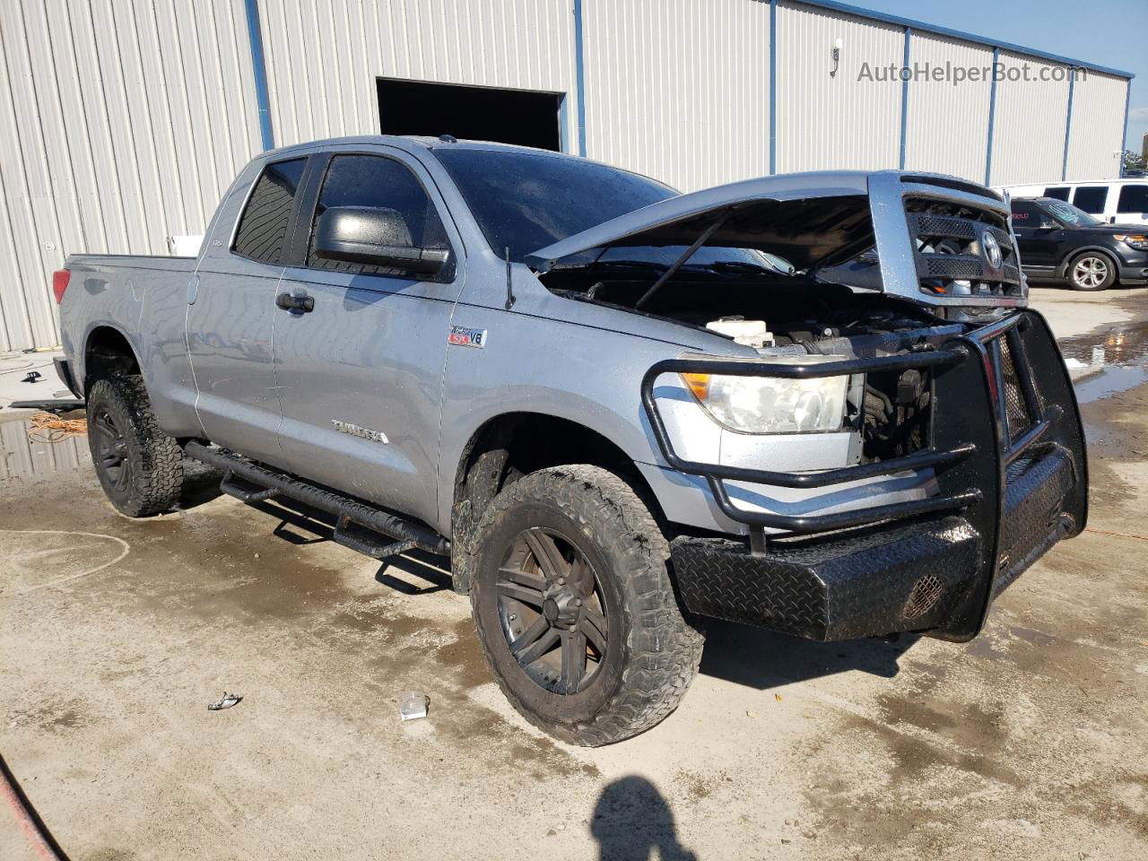 2012 Toyota Tundra Double Cab Sr5 Silver vin: 5TFUW5F15CX223207