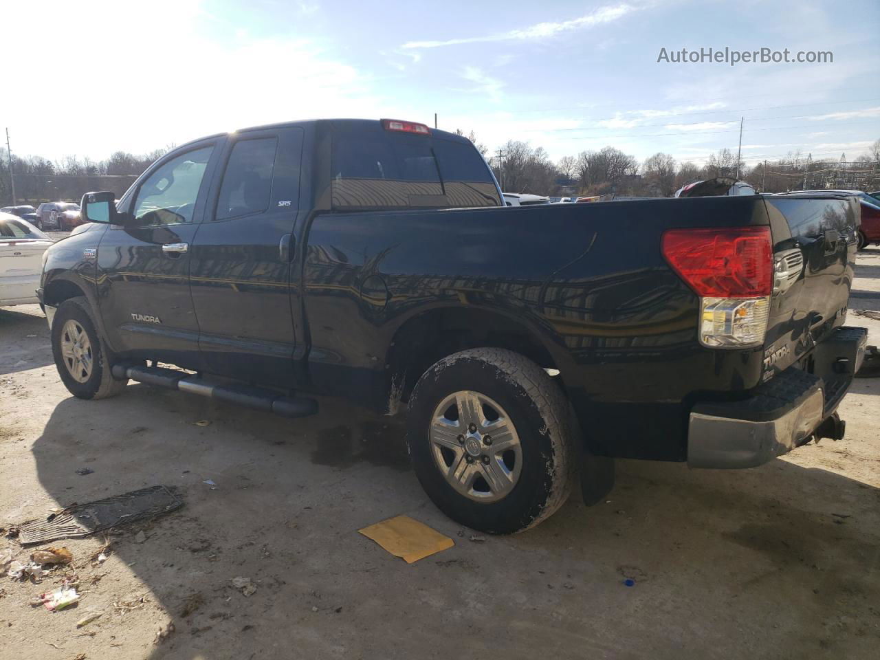 2012 Toyota Tundra Double Cab Sr5 Black vin: 5TFUW5F15CX229878