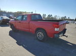 2012 Toyota Tundra Double Cab Sr5 Red vin: 5TFUW5F15CX255669