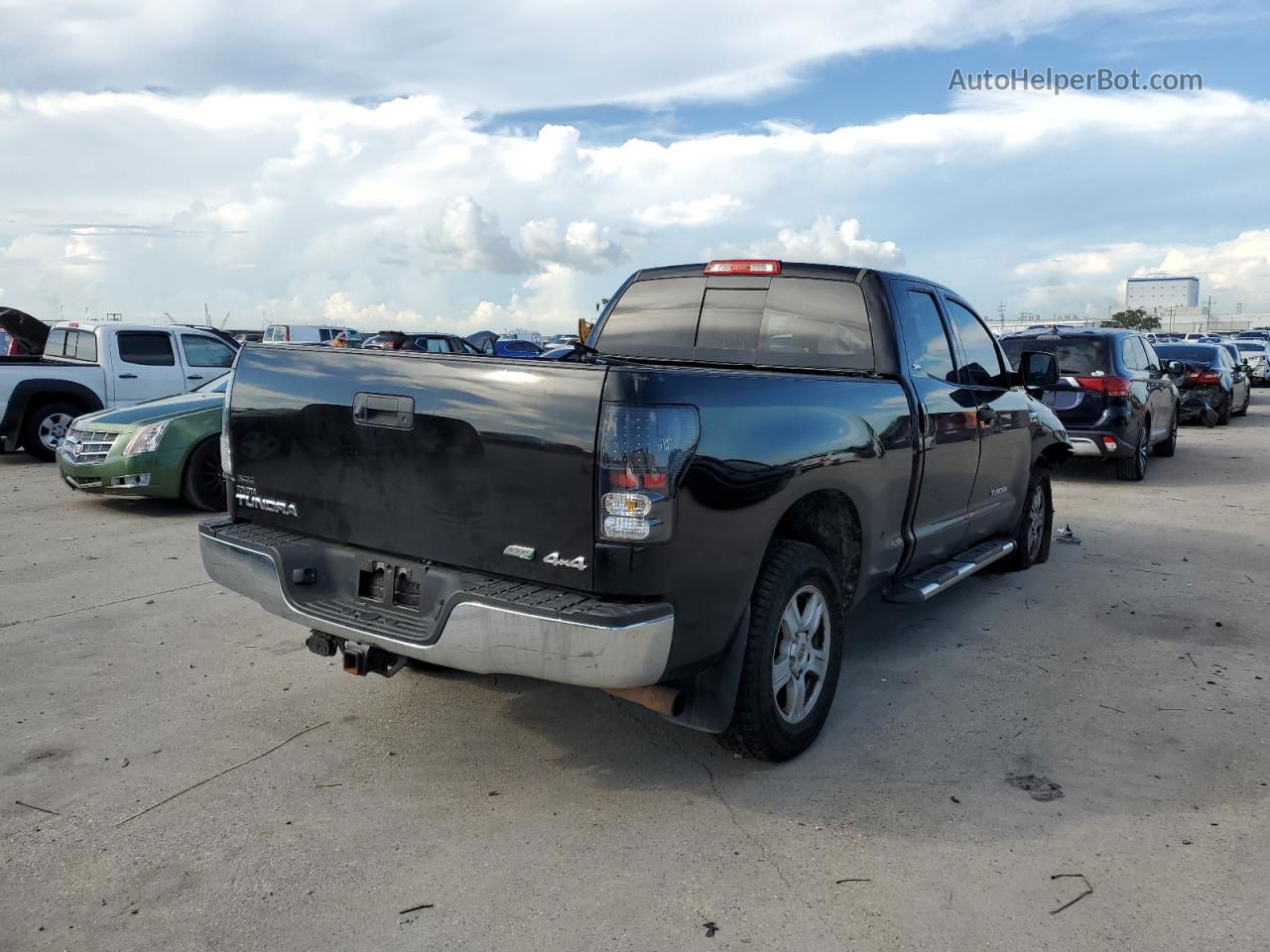 2012 Toyota Tundra Double Cab Sr5 Black vin: 5TFUW5F19CX257151