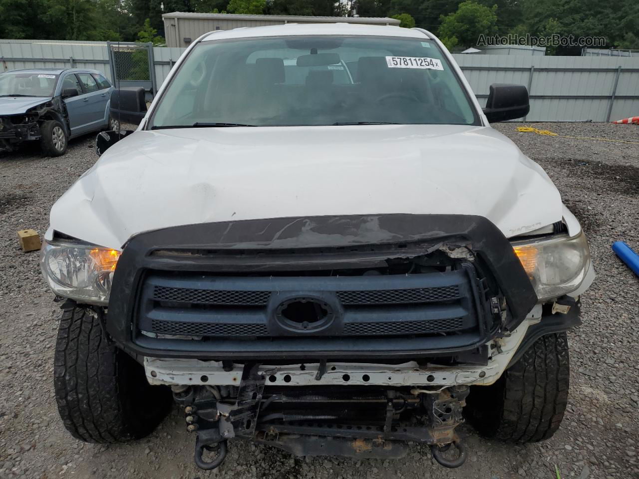 2012 Toyota Tundra Double Cab Sr5 White vin: 5TFUW5F1XCX227320