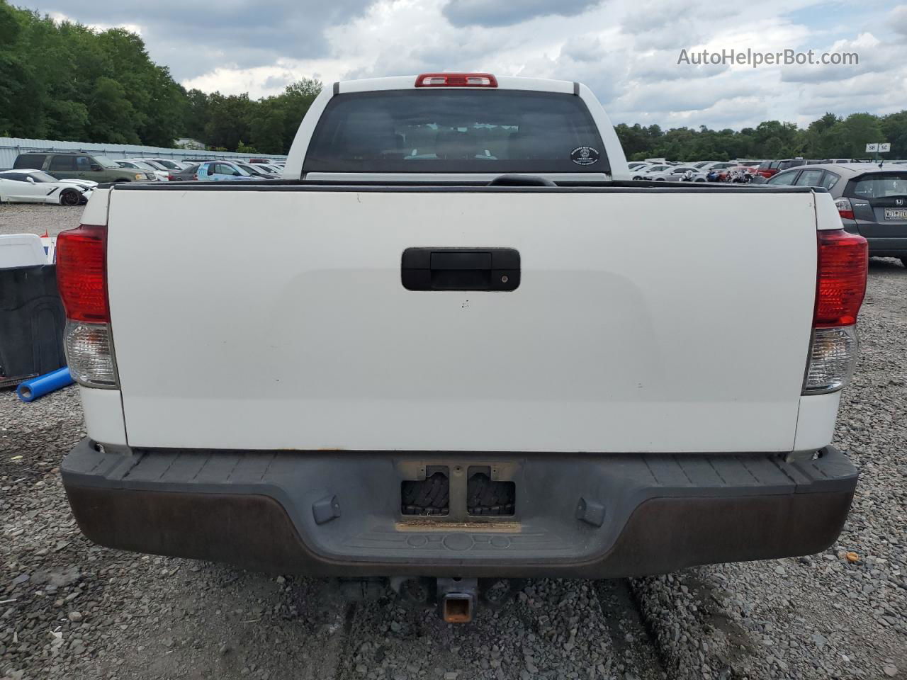 2012 Toyota Tundra Double Cab Sr5 White vin: 5TFUW5F1XCX227320