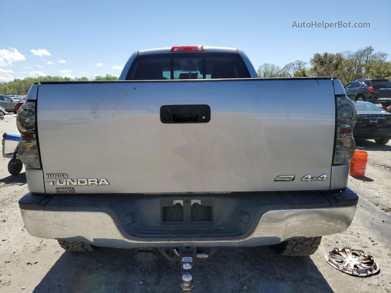 2012 Toyota Tundra Double Cab Sr5 Silver vin: 5TFUW5F1XCX230685