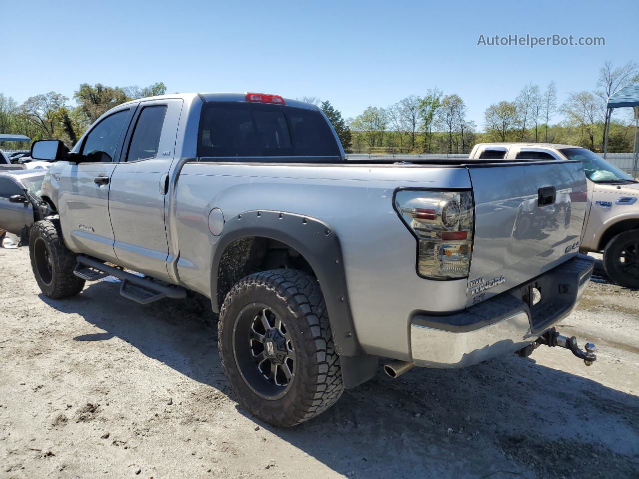 2012 Toyota Tundra Double Cab Sr5 Silver vin: 5TFUW5F1XCX230685