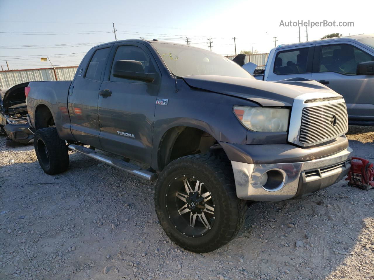 2012 Toyota Tundra Double Cab Sr5 Серый vin: 5TFUW5F1XCX248202