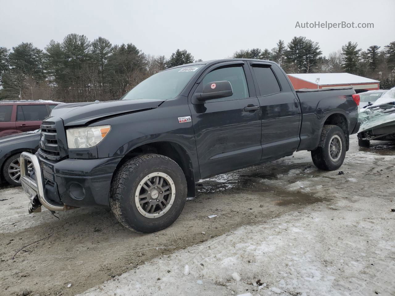 2012 Toyota Tundra Double Cab Sr5 Black vin: 5TFUY5F10CX268601