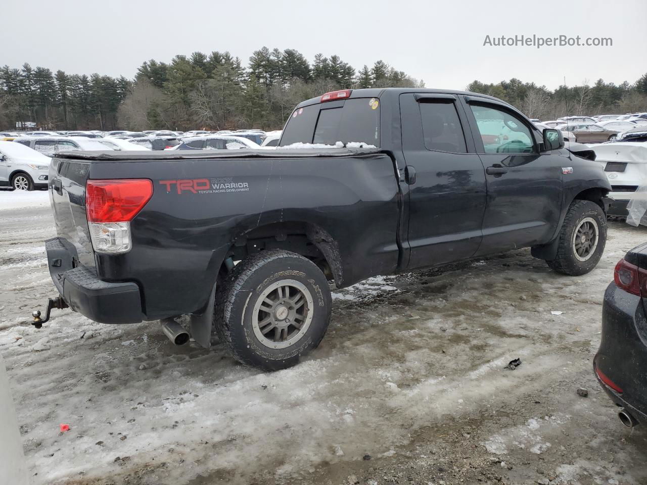 2012 Toyota Tundra Double Cab Sr5 Black vin: 5TFUY5F10CX268601