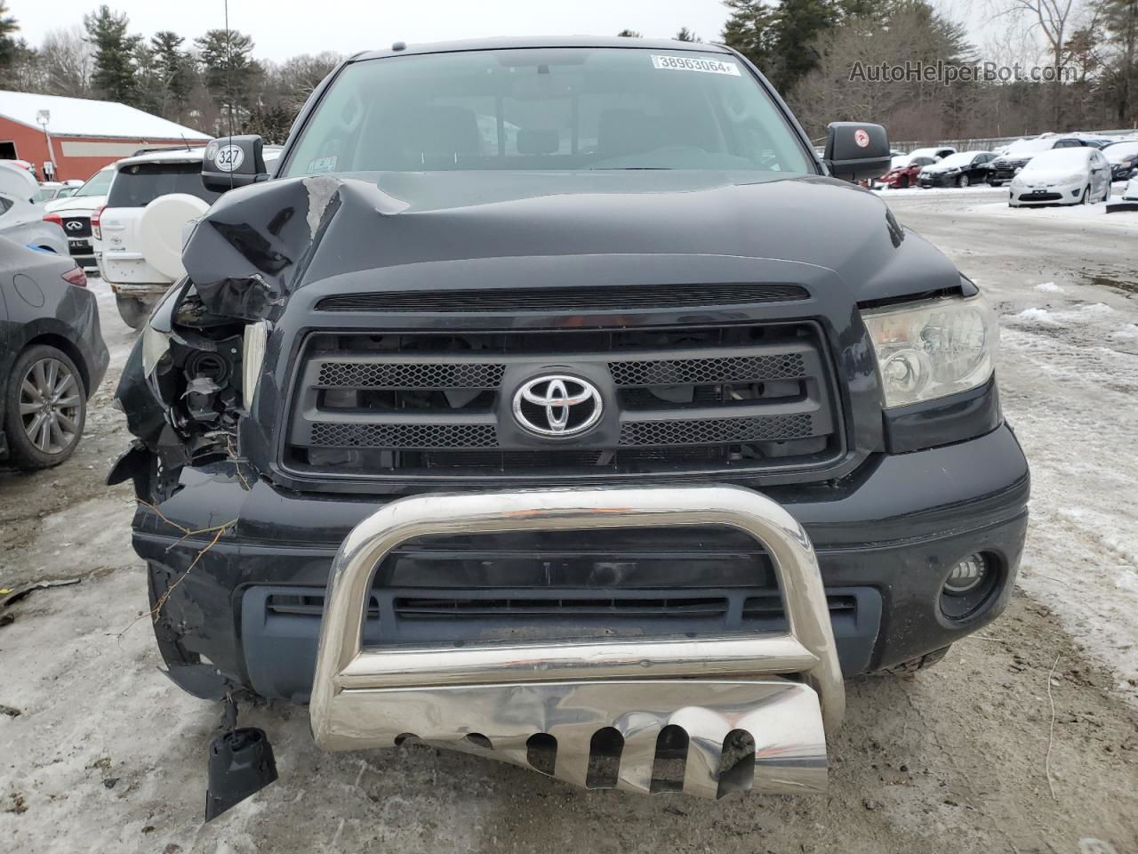 2012 Toyota Tundra Double Cab Sr5 Black vin: 5TFUY5F10CX268601