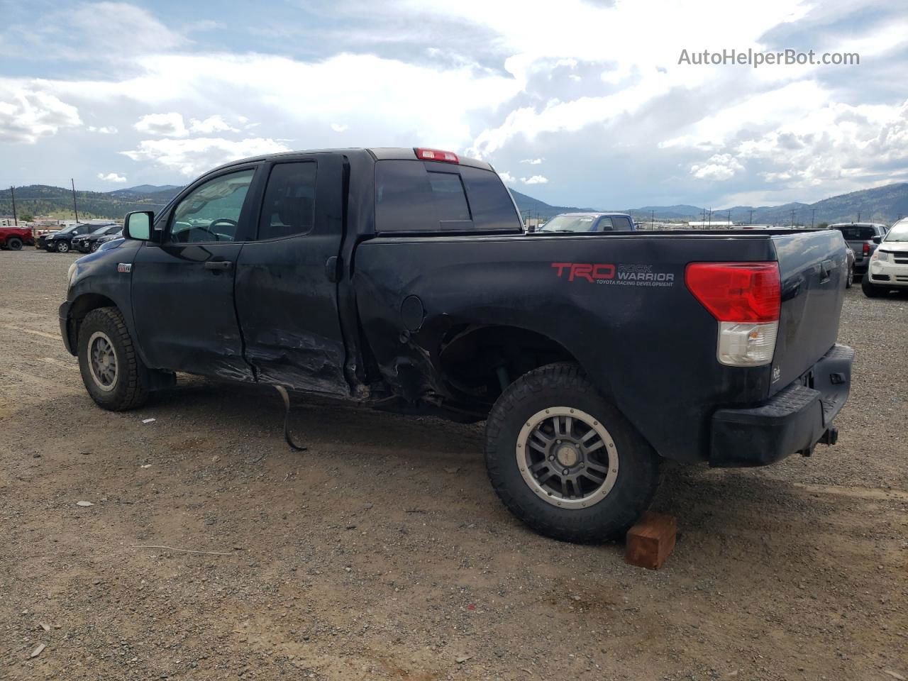 2012 Toyota Tundra Double Cab Sr5 Black vin: 5TFUY5F12CX268809