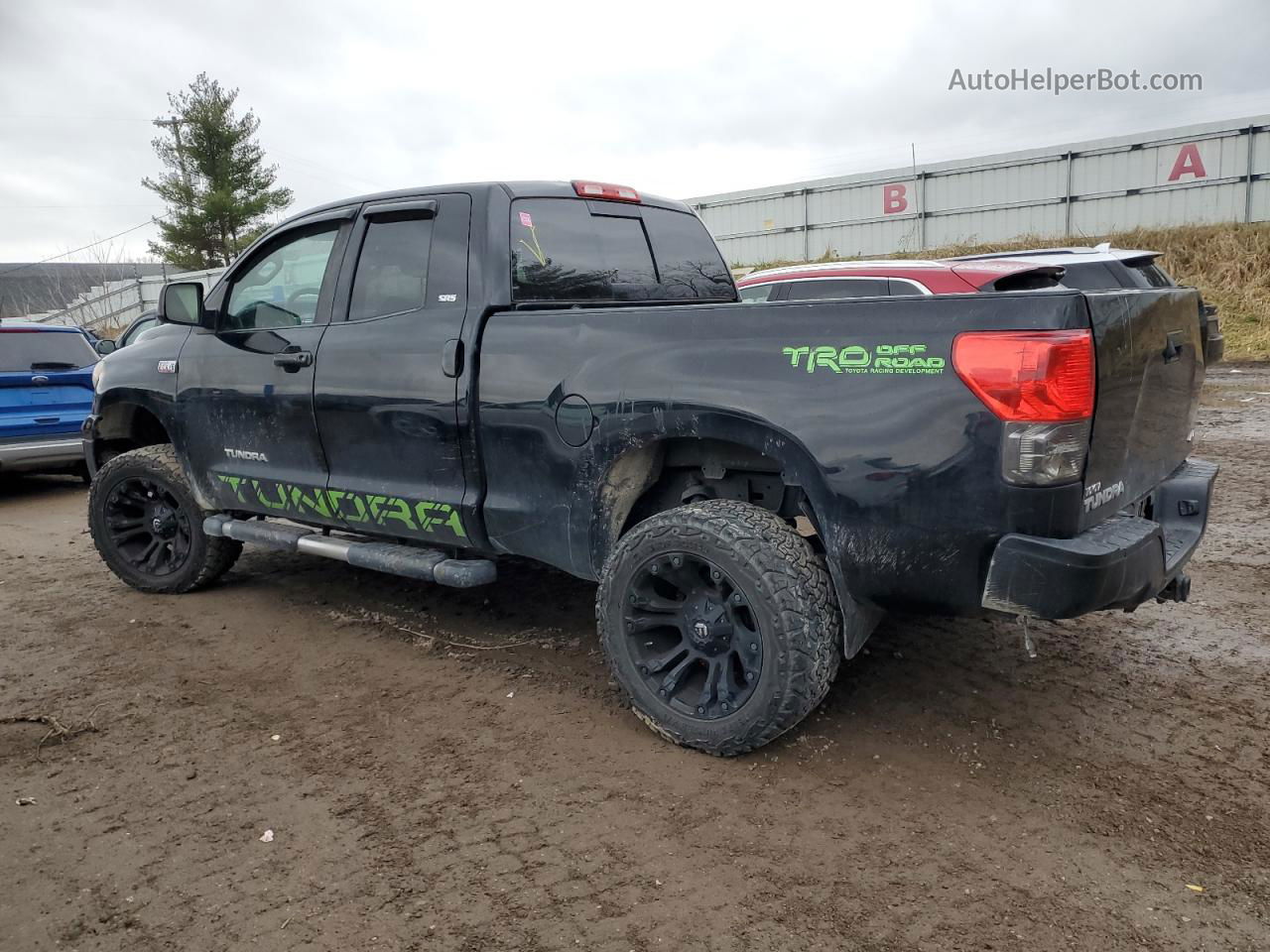 2012 Toyota Tundra Double Cab Sr5 Black vin: 5TFUY5F13CX233762