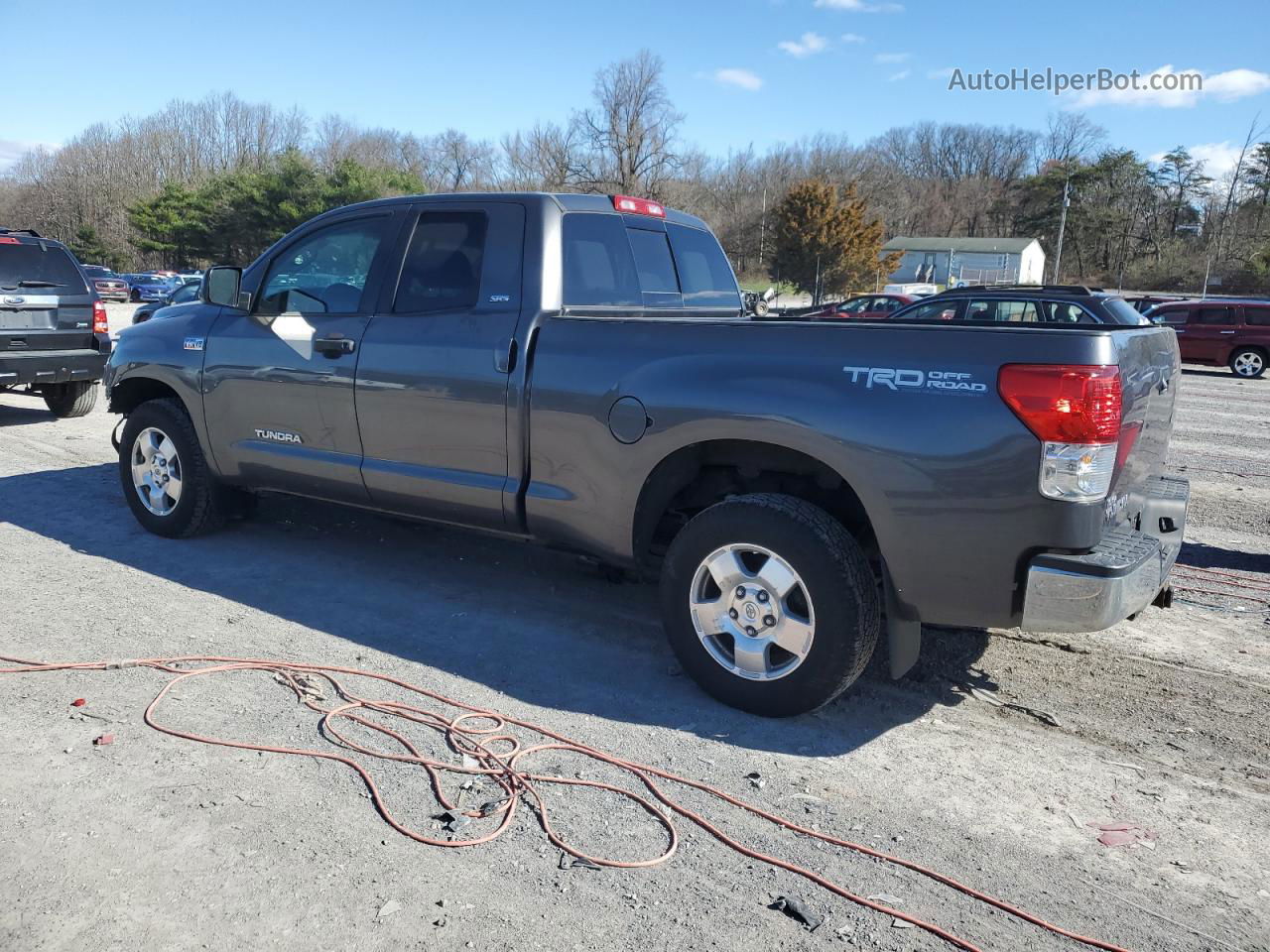 2012 Toyota Tundra Double Cab Sr5 Gray vin: 5TFUY5F13CX234054