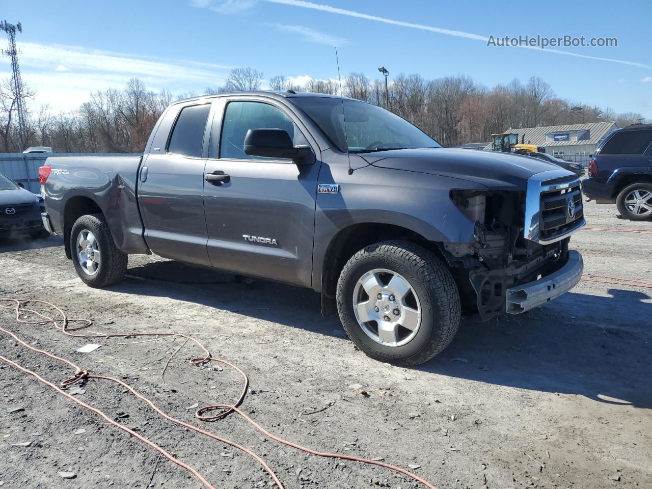 2012 Toyota Tundra Double Cab Sr5 Gray vin: 5TFUY5F13CX234054