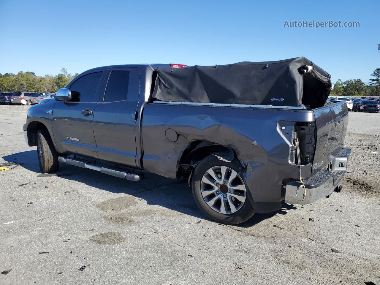 2012 Toyota Tundra Double Cab Sr5 Gray vin: 5TFUY5F13CX265983