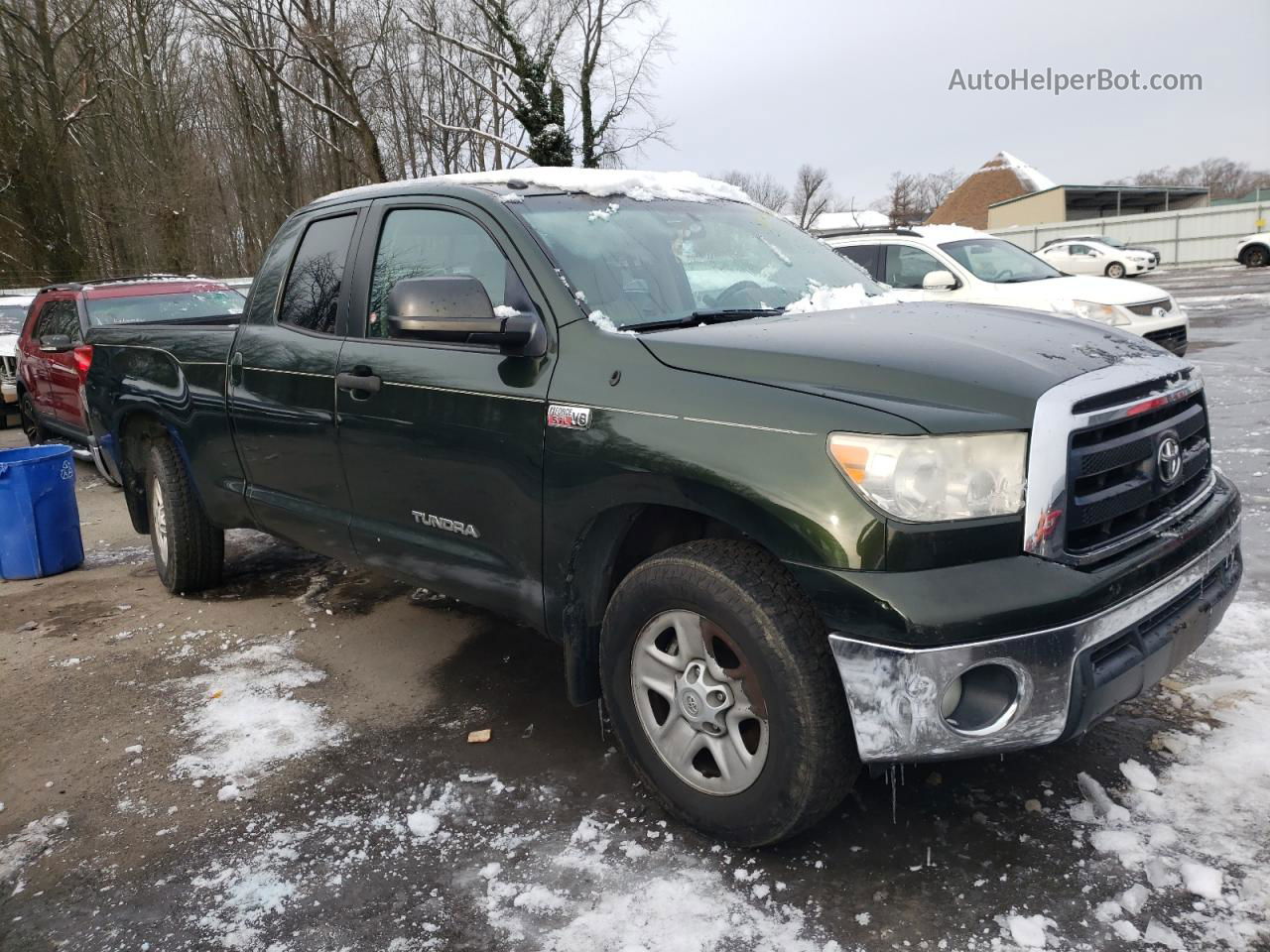 2012 Toyota Tundra Double Cab Sr5 Green vin: 5TFUY5F15CX235903