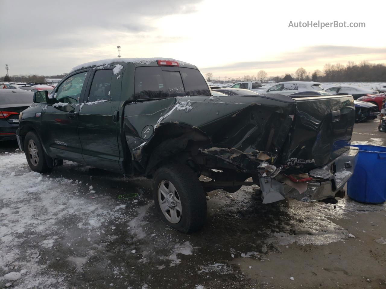 2012 Toyota Tundra Double Cab Sr5 Green vin: 5TFUY5F15CX235903