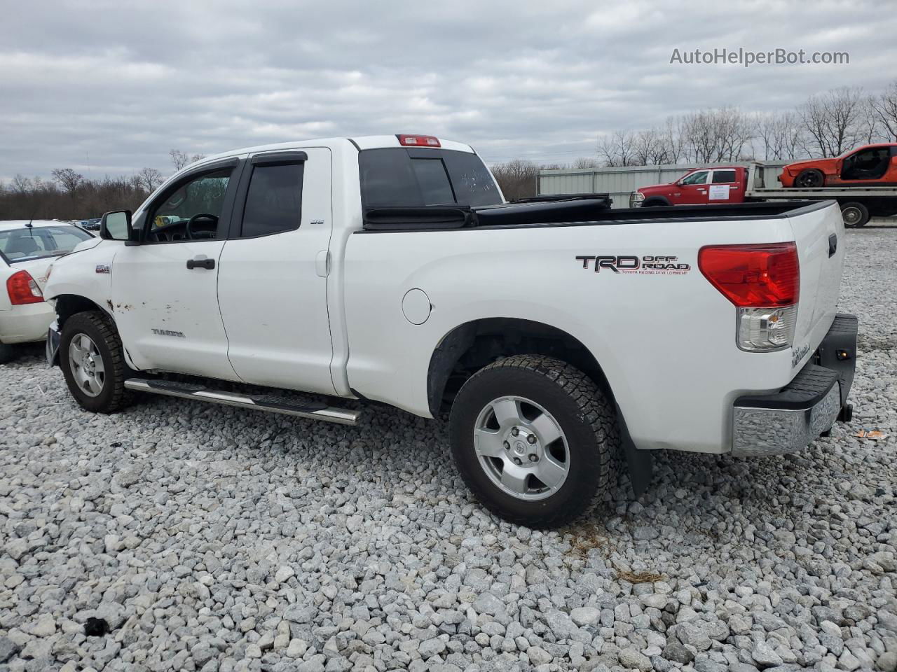 2012 Toyota Tundra Double Cab Sr5 Белый vin: 5TFUY5F16CX239460