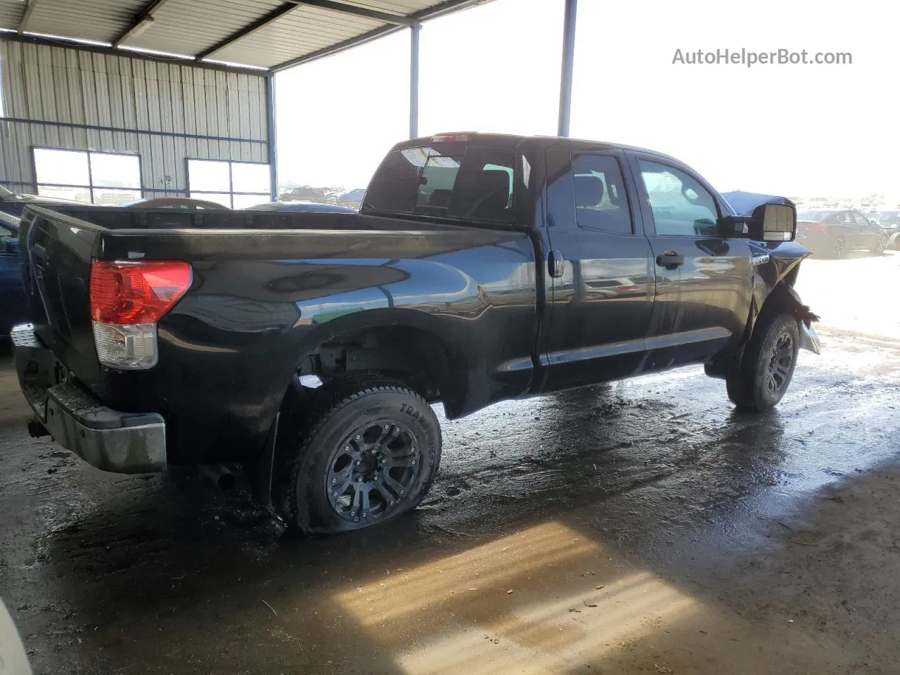 2012 Toyota Tundra Double Cab Sr5 Black vin: 5TFUY5F18CX234437