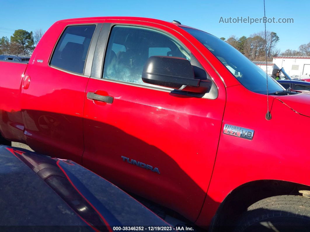 2012 Toyota Tundra Grade 5.7l V8 Red vin: 5TFUY5F18CX241744