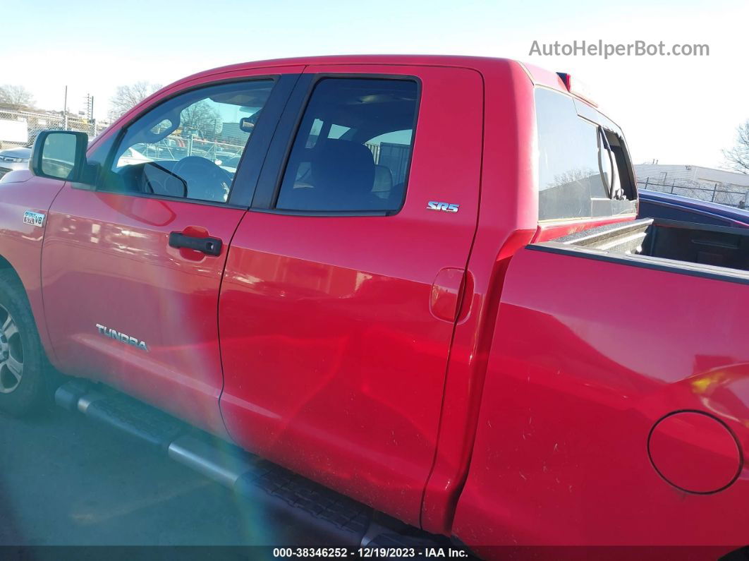 2012 Toyota Tundra Grade 5.7l V8 Red vin: 5TFUY5F18CX241744